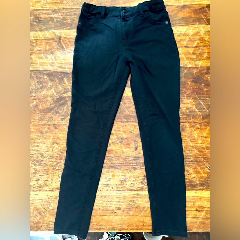 Cat & Jack girls Black super stretch jeggings